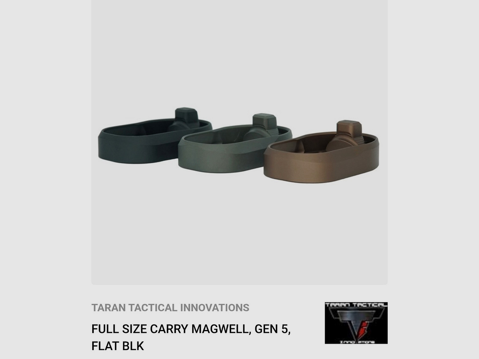 Embudo de cargador Taran Tactical Glock 17/34