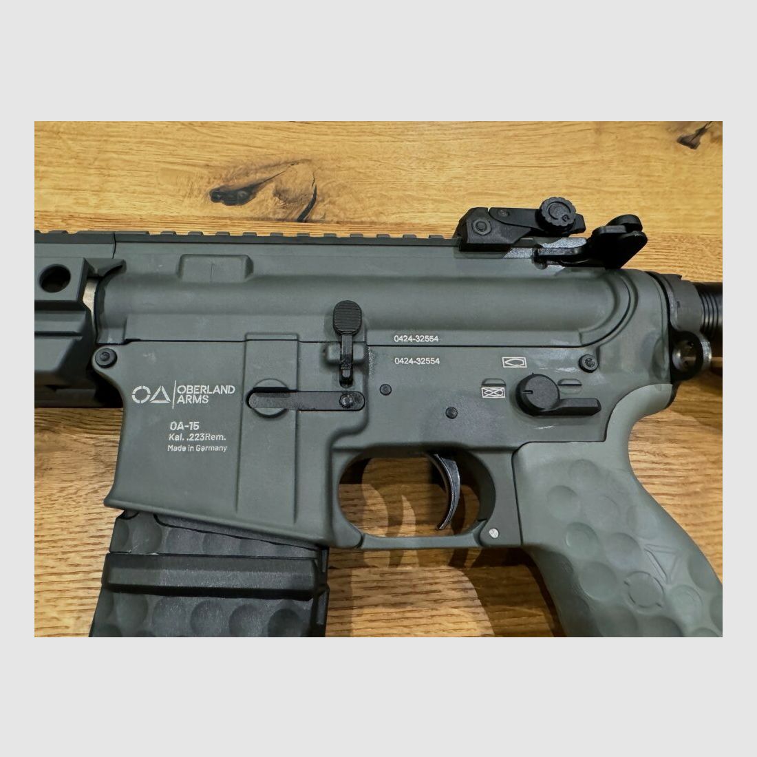 Oberland Arms	 OA-15 PR M11, 12" Heavy Barrel in Battleship Grey