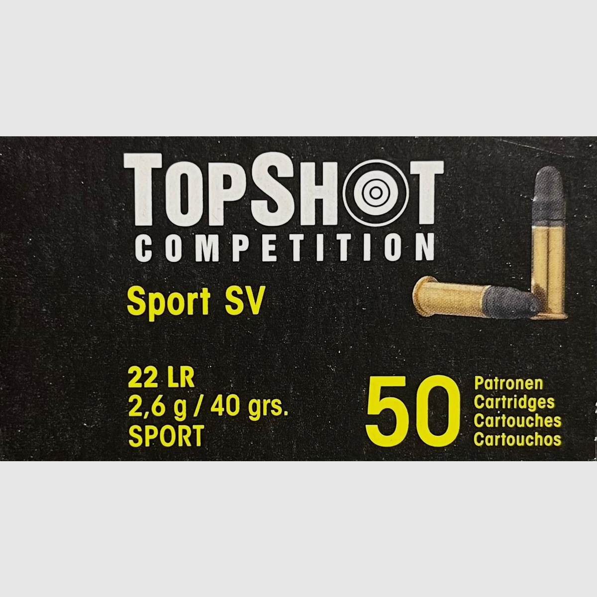 TopShot Sport SV .22lr 40grs - 50 shots