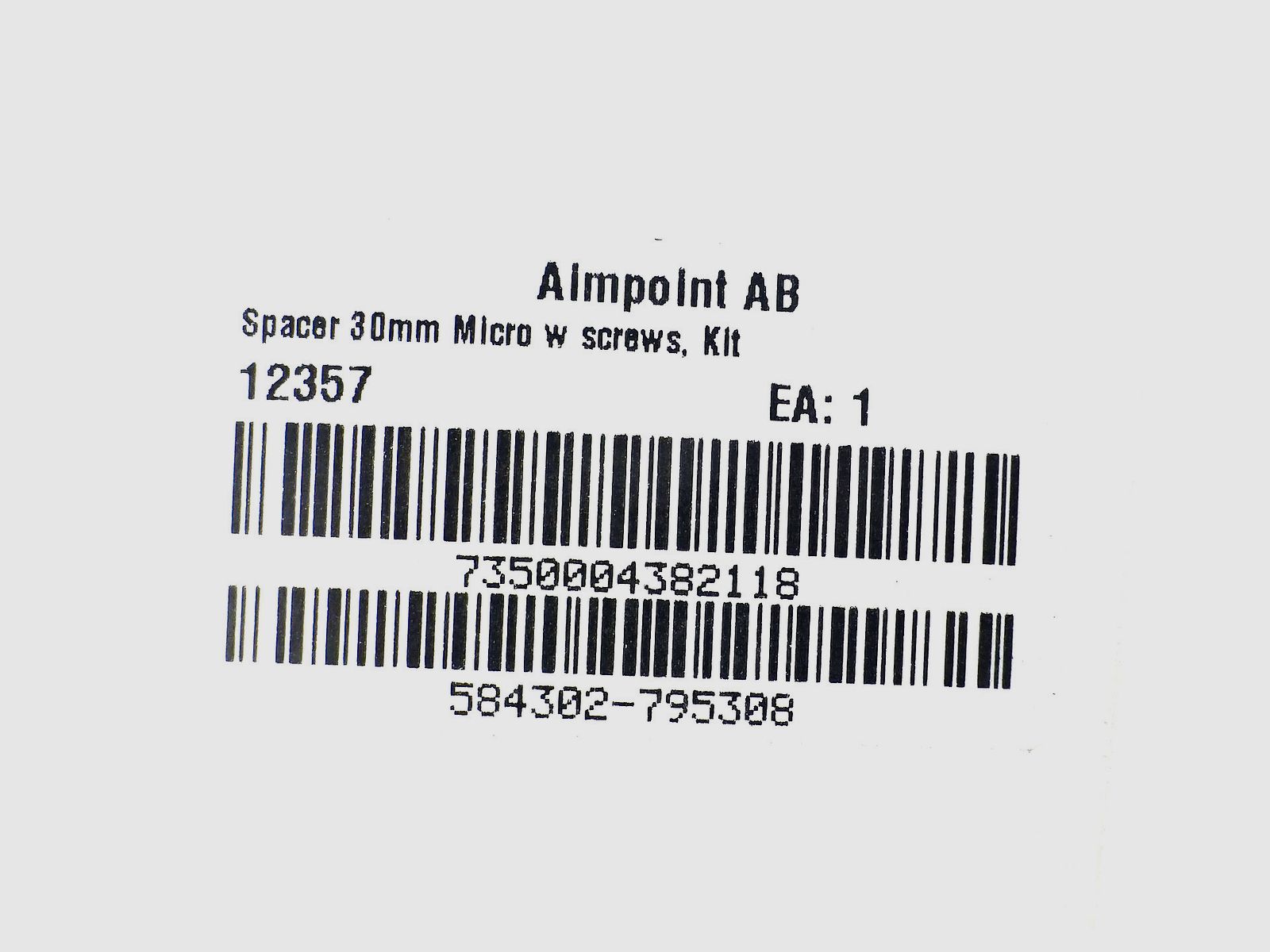 Rialzo AIMPOINT Micro, 30mm, immagine 2 di 4