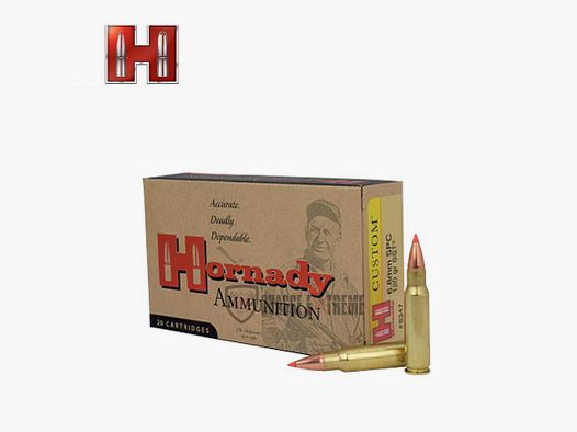 20 Munitions HORNADY Custom 6.8mm Spc 120 Gr Sst