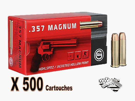 GECO Cal .357 magnum JHP 158 grs par 500