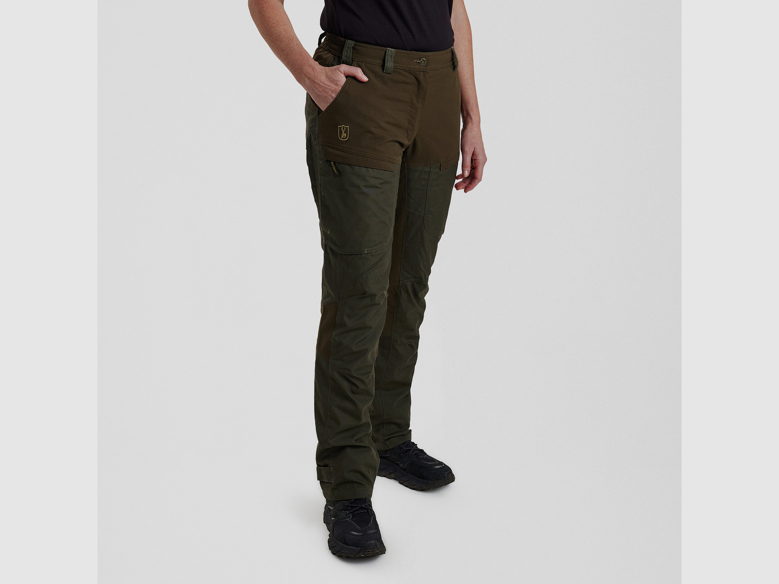 Lady Ann Hose mit Membran - Deep Green – Kleidergröße Damen: 46