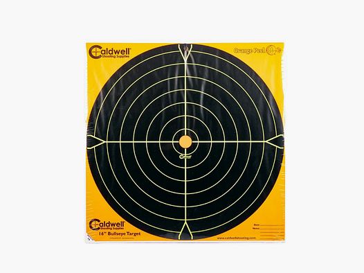 Caldwell Orange Peel Bullseye Targets Zielscheiben 16 Zoll 5 Stück