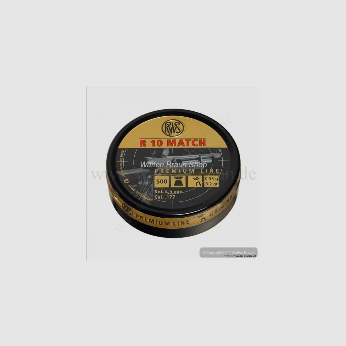 PREM-L R10 MATCH Ø4,50MM 0,53G 500ER