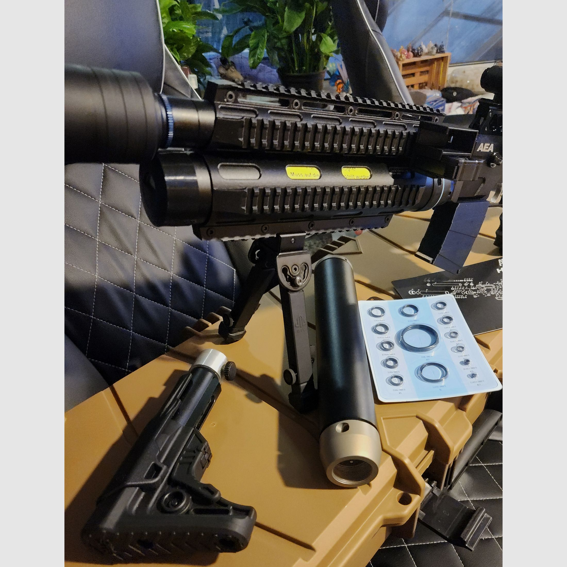 AEA HP MAX MK2 9 mm with additional compressed air tank 7.5 J for sale due to model change