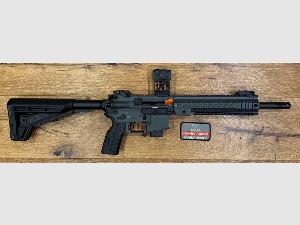Oberland Arms OA-15 PR M9 SHORT, 12" in battleship grey