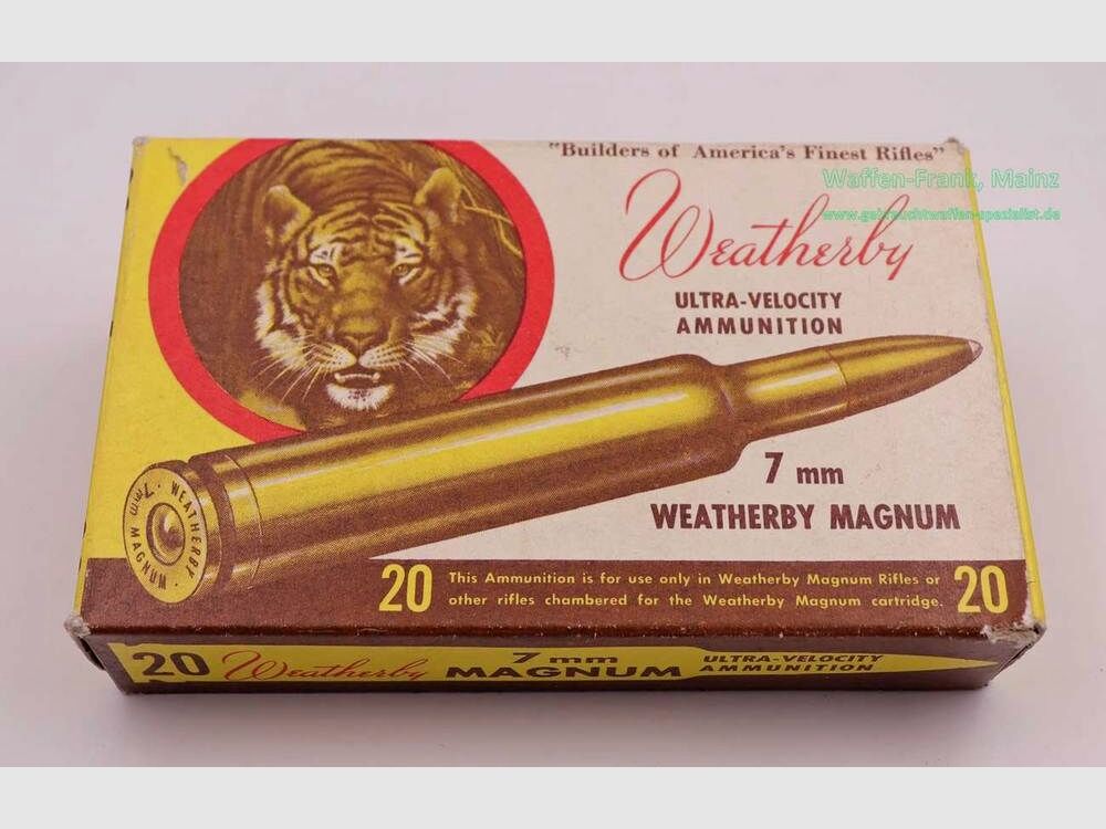 Weatherby - USA Büchsenpatronen 7mmWBY.Mag