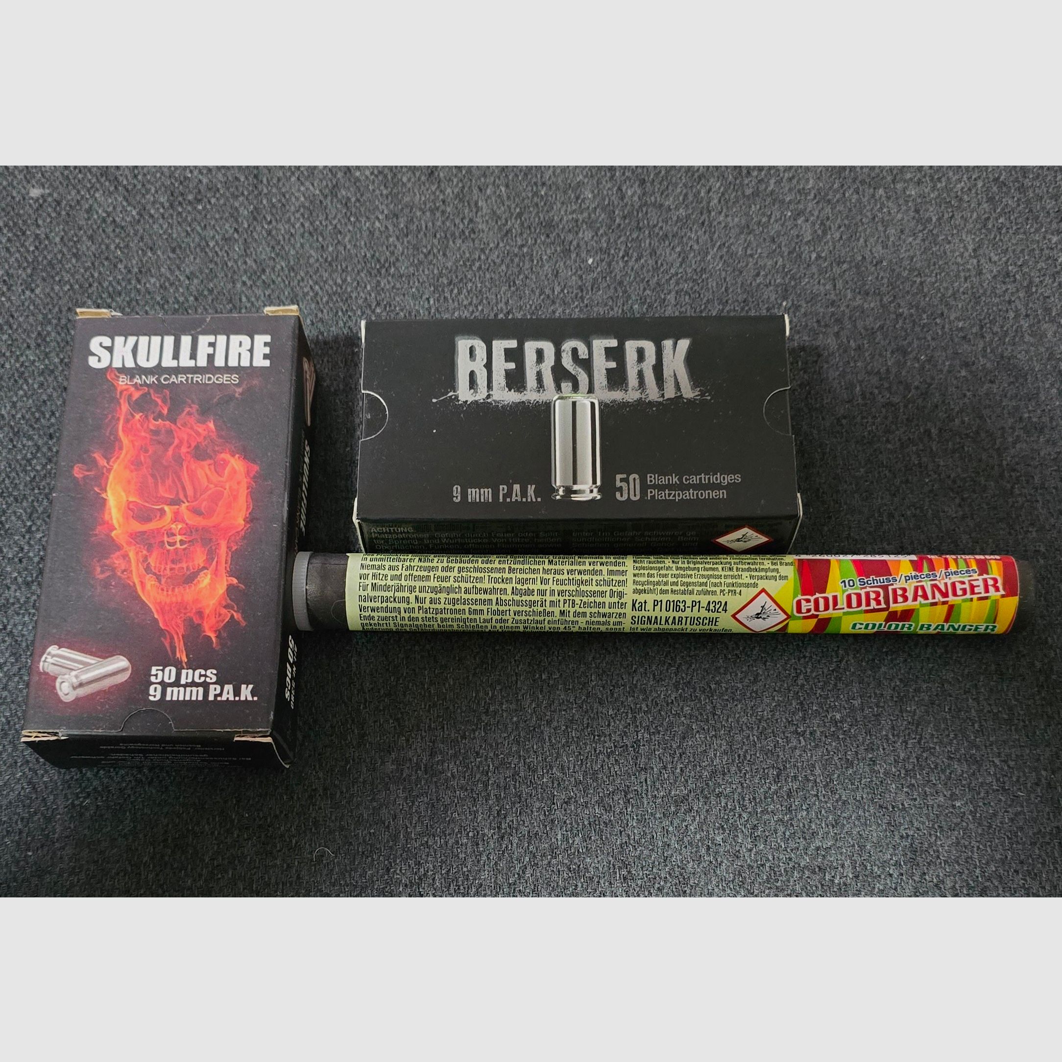 Platzpatronen für Schreckschusswaffen  Umarex Pobjeda Victory 9mm PAK RK 8mm