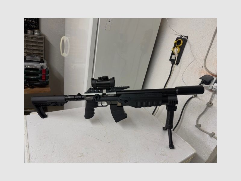 AEA Airgun HP Max MK I in AK 47 Optik Cal. 3,57.   9mm neuwertig 