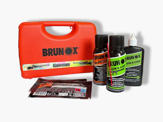 Brunox scatola regalo valigetta set di manutenzione armi 33514-23