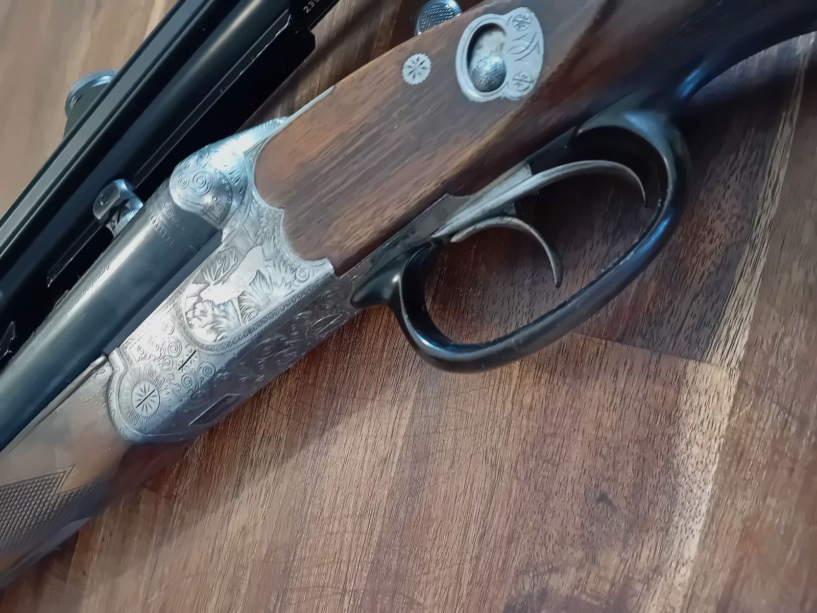 Sauer und Sohn Drilling/ Beretta S 687 Bockflinte 
