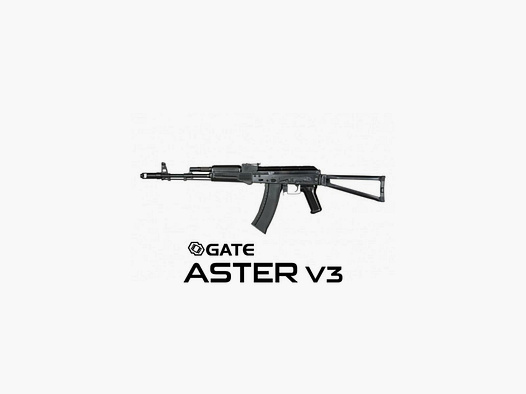 AK-74S Essential Stahl-Version mit Gate Aster V3 frei ab 18 Schwarz | E&L