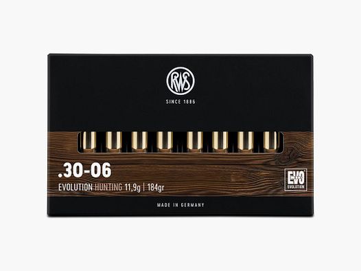 AMUNICJA RWS 30-06 EVO 11,9g - 20 SZTUK