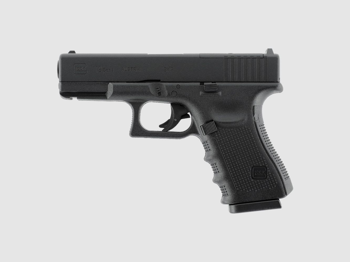Glock 19 Gen4 MOS BLK CO2 Pistole Kaliber 4,5mm BB