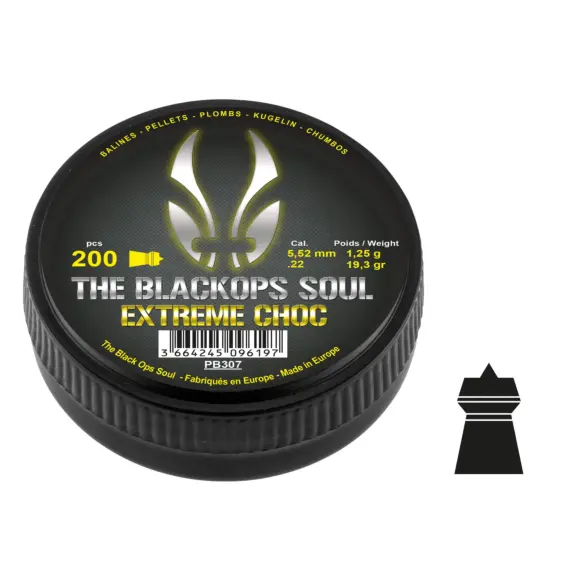 Diabolos The Black Ops Soul Extrem Choc Kaliber 5,5 MM, Bild 1 von 4
