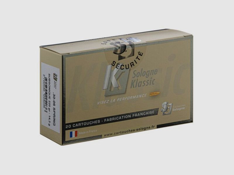 Jagdbälle Sologne Subsonisch Kaliber 30.06 Nosler BallisticTip, Bild 3 von 10
