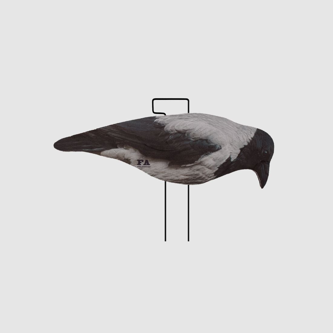 ENSEMBLE DE 12 PIÈCES DE MOULE 2D CORBEAU FLOCKED, image 1 sur 3