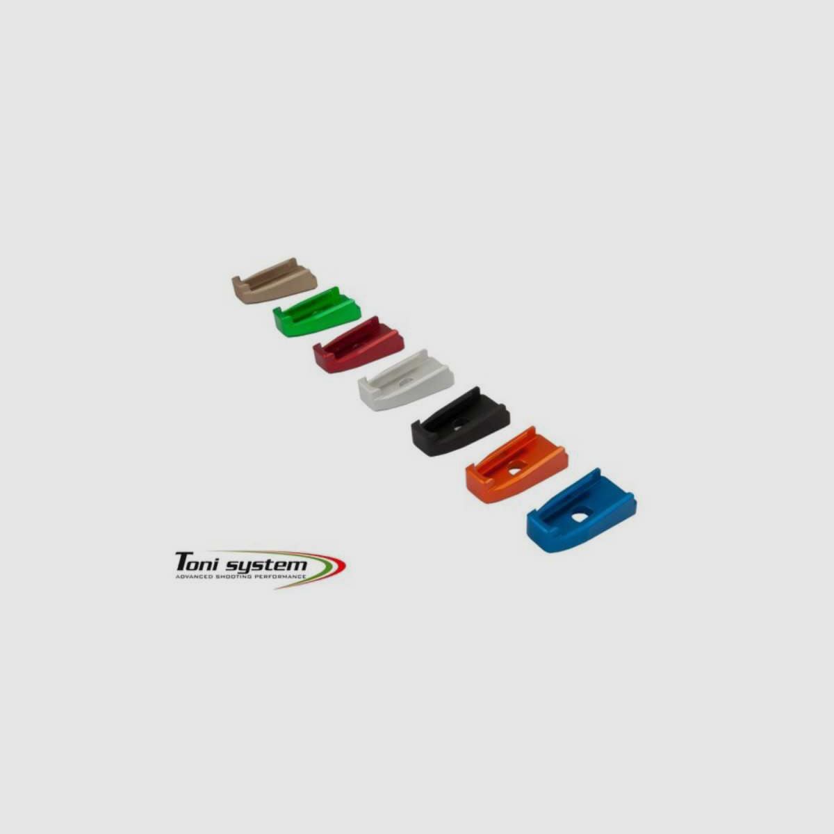 TONI SYSTEM PADCOBS Pad per Caricatore Standard per 1911 Cobra, Colore: Rosso, immagine 1 di 3