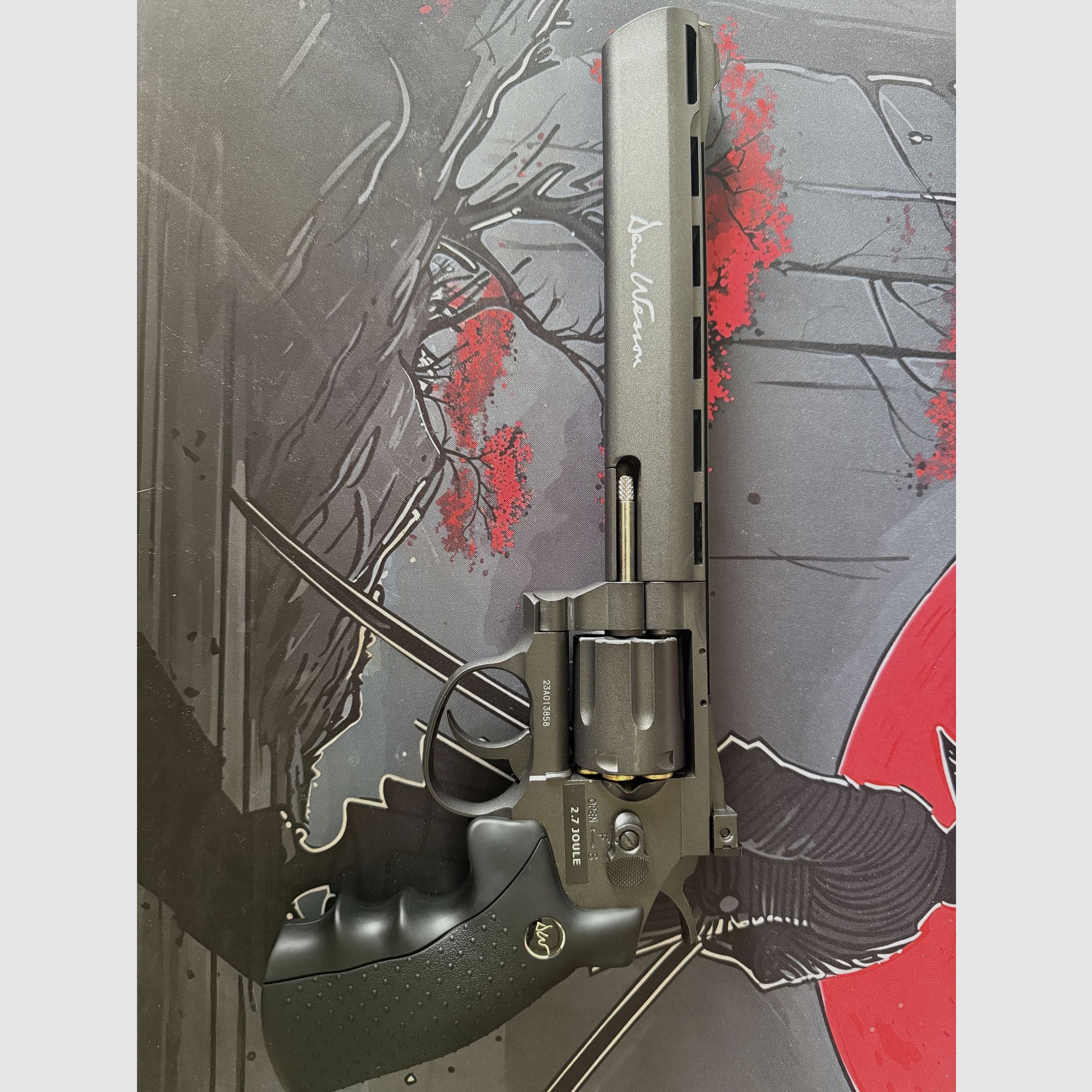 ASG Dan Wesson 8 Zoll 6mm BB CO2 Revolver schwarz