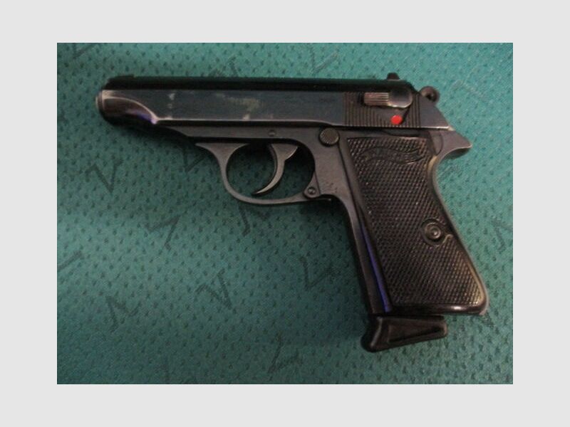 Walther PP pistol with Niedersachsen horse 7.65mm service weapon PP