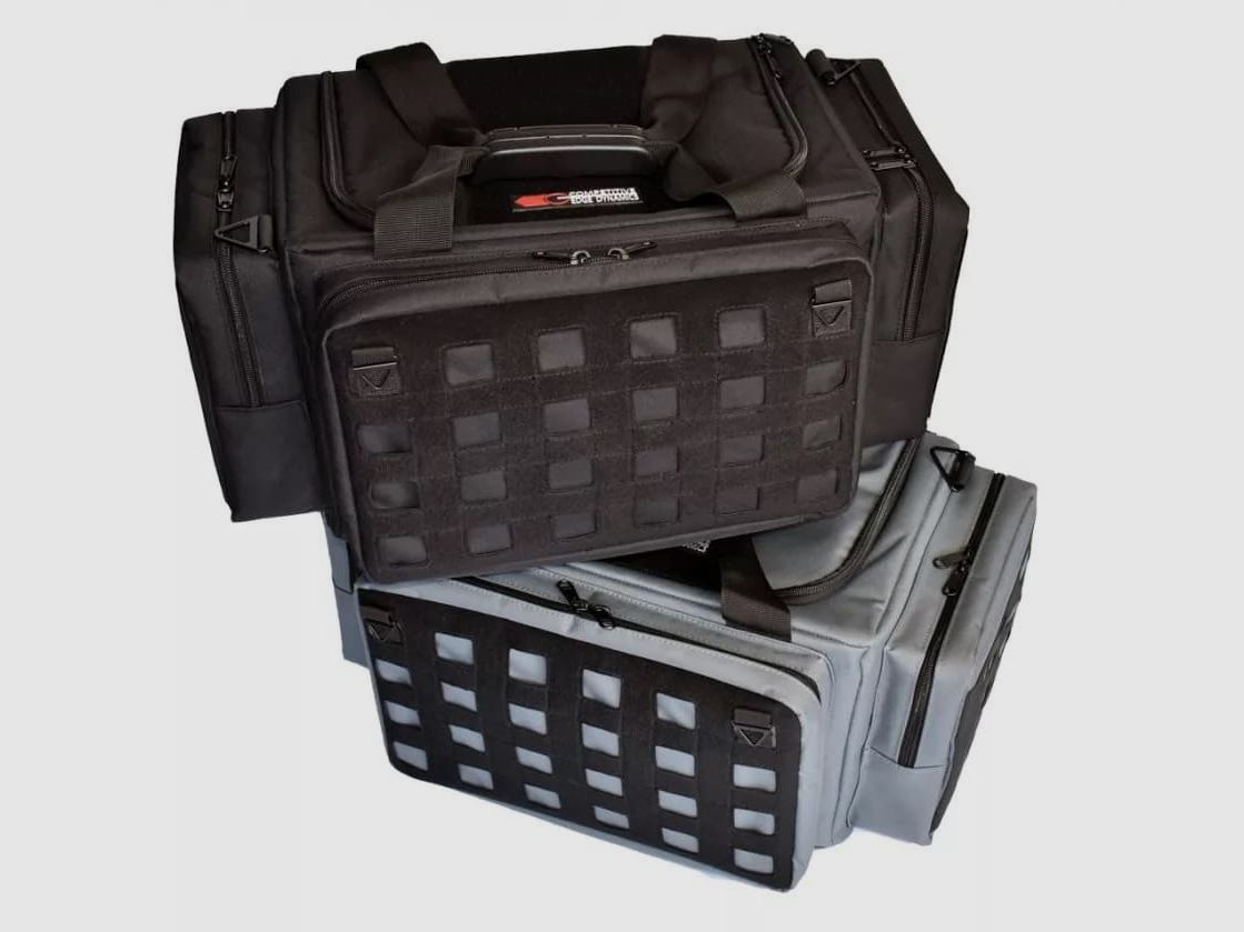 CED Schießsporttasche Range Bag Elite f.2-3 Pistolen 56x32x27cm GRAU, billede 1 af 3