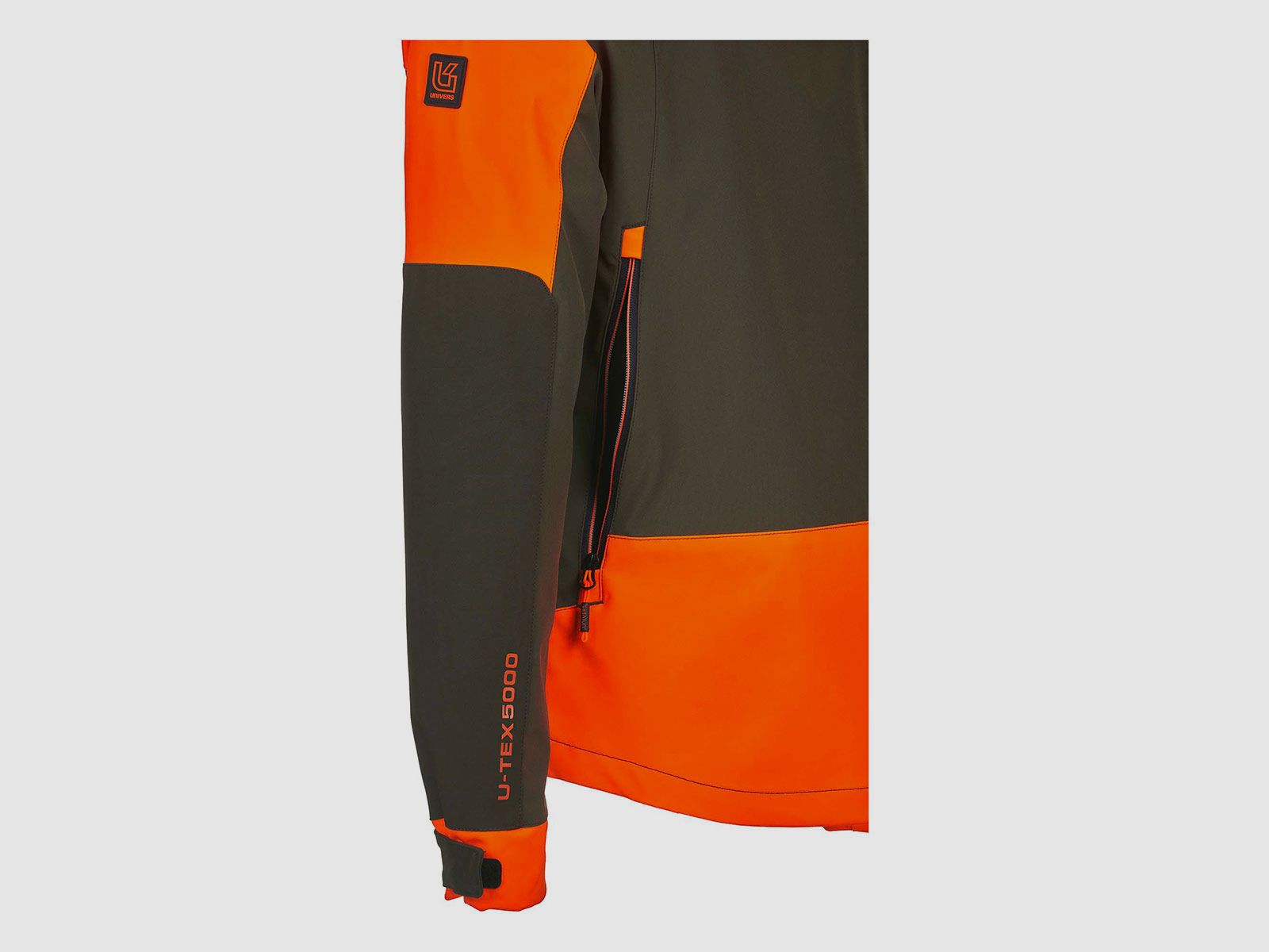 UNIVERS – CHAQUETA DE CAZA SOFTSHELL PREDAZZO U-TEX VERDE/NARANJA, imagen 5 de 5