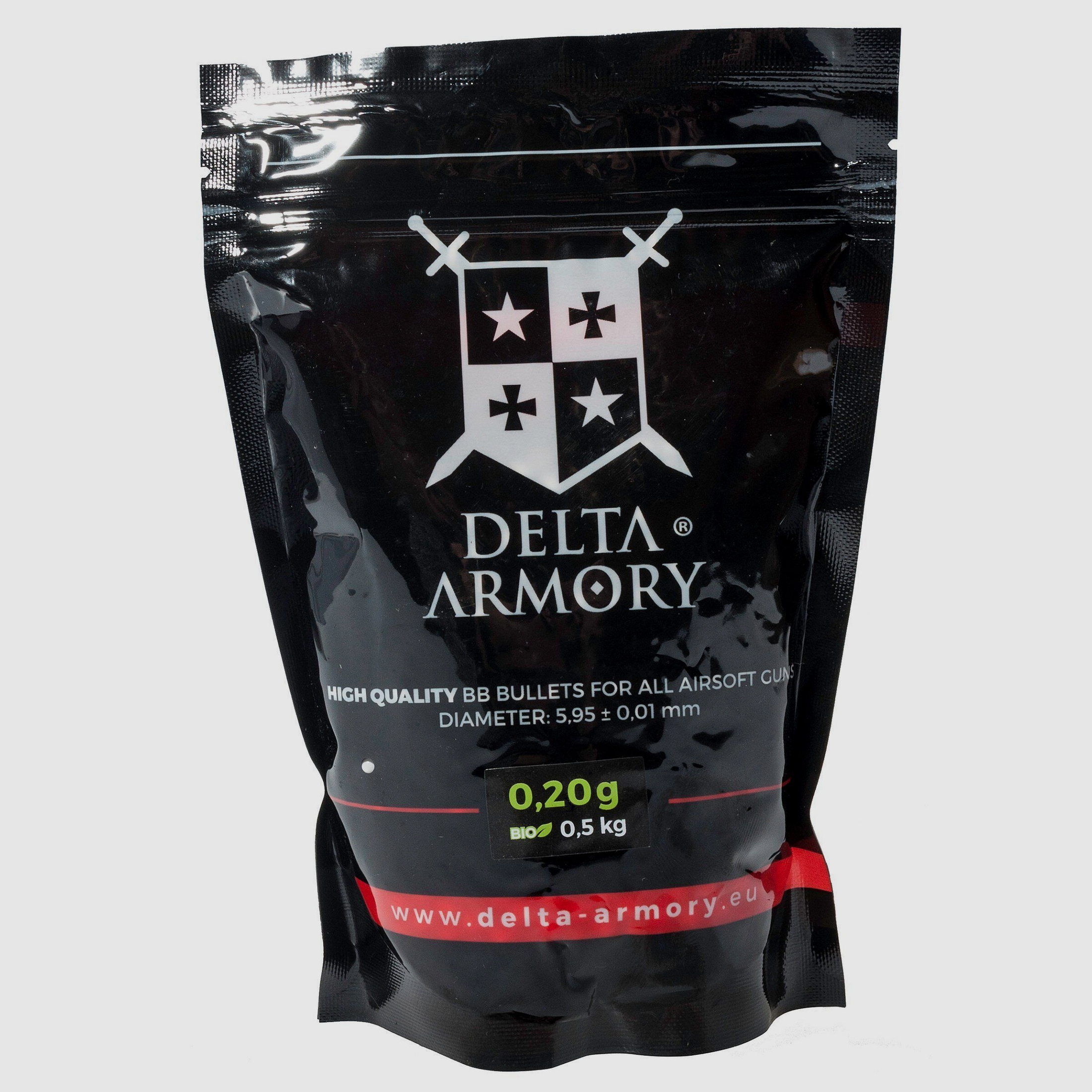 Bio Airsoft BBs 0.20g diameter 5.95mm (2,500 pellets) | Delta Armory