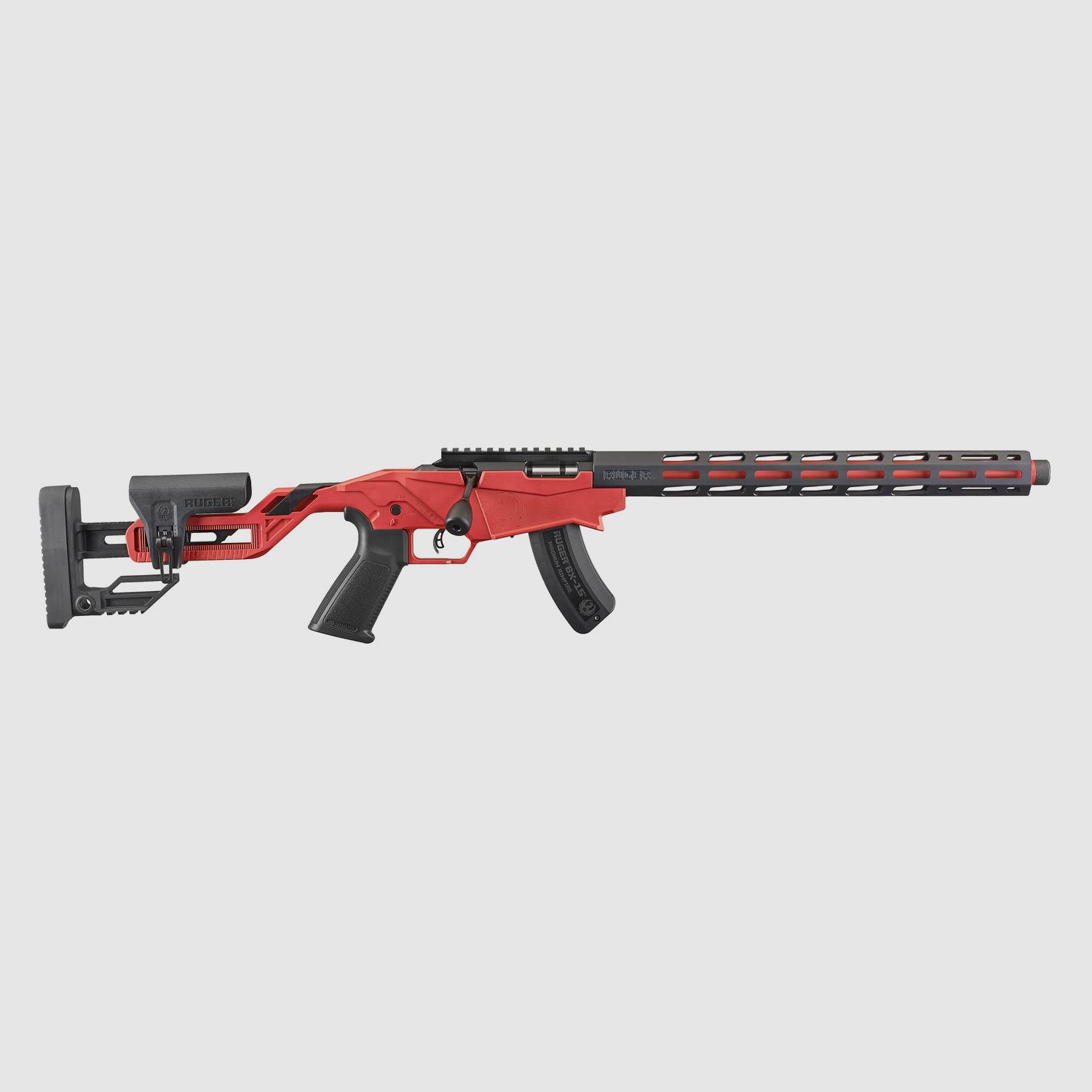RUGER PRECISION RIMFIRE .17 HMR 18"/46CM 1/2"-28 ROUGE/NOIR
