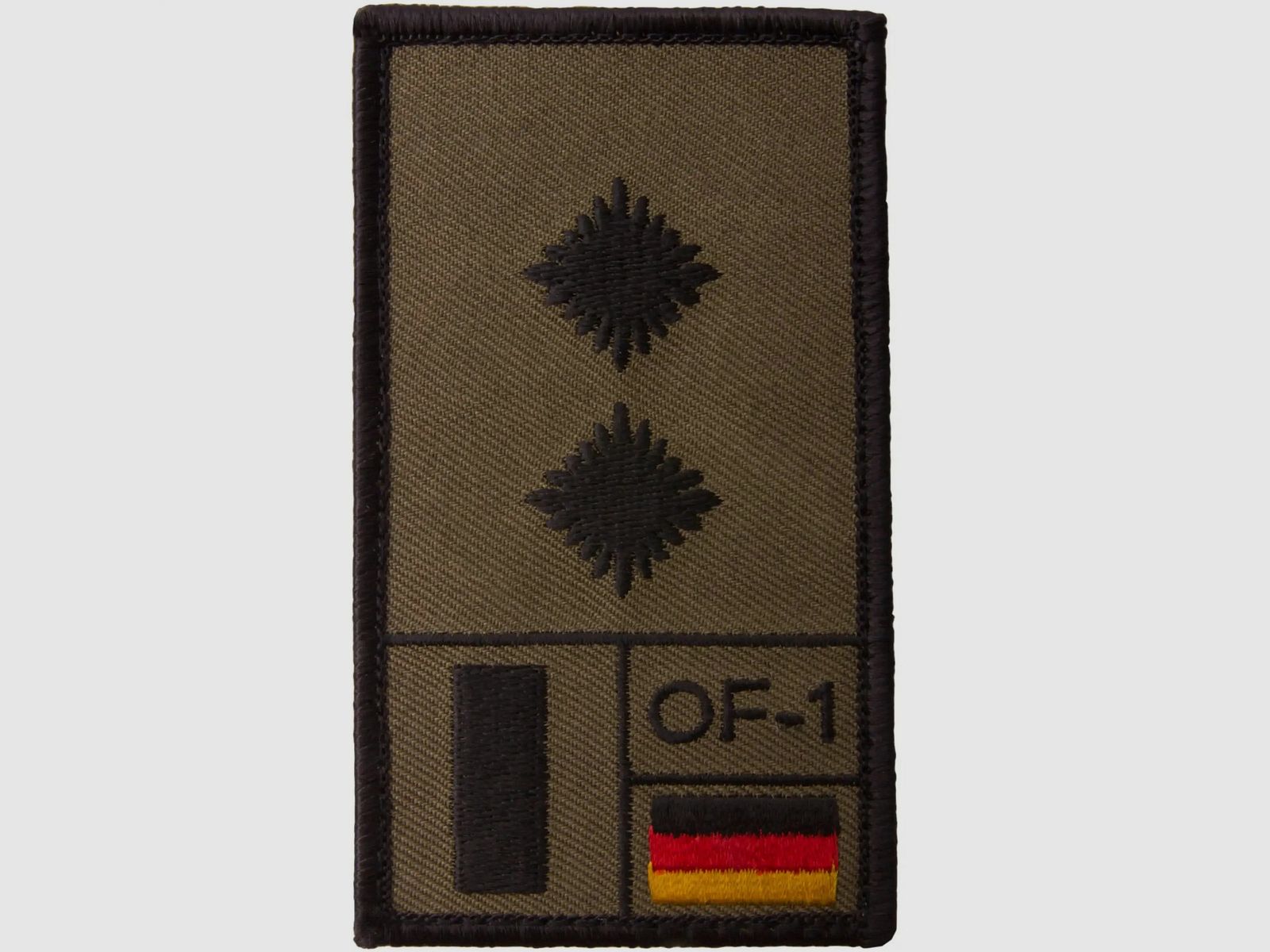 Café Viereck Rank Patch Oberleutnant