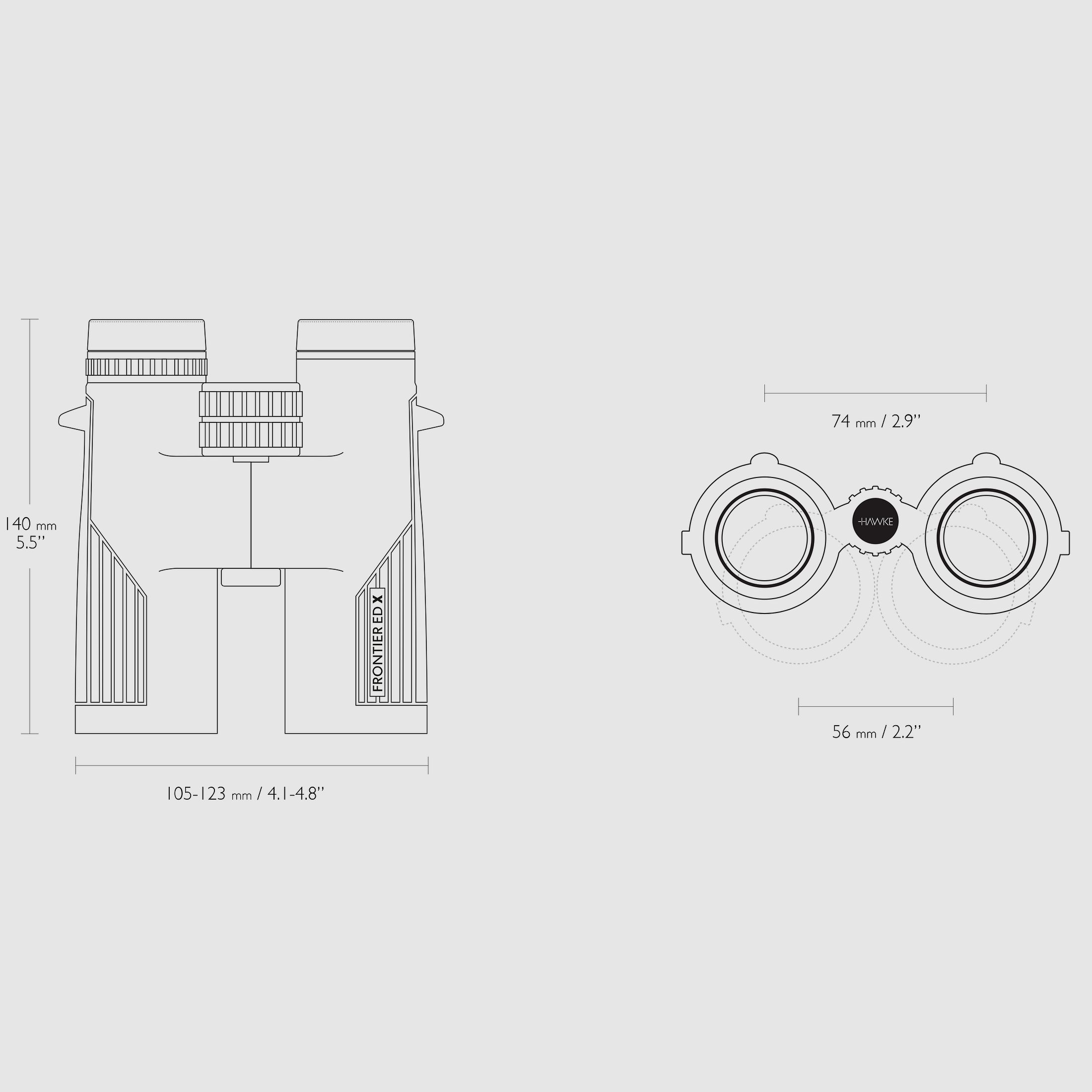 Hawke 38412 FERNGLAS FRONTIER ED X 10X42 GROEN