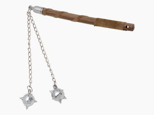Morgenstern mit 2 Kugeln Griff:44cm