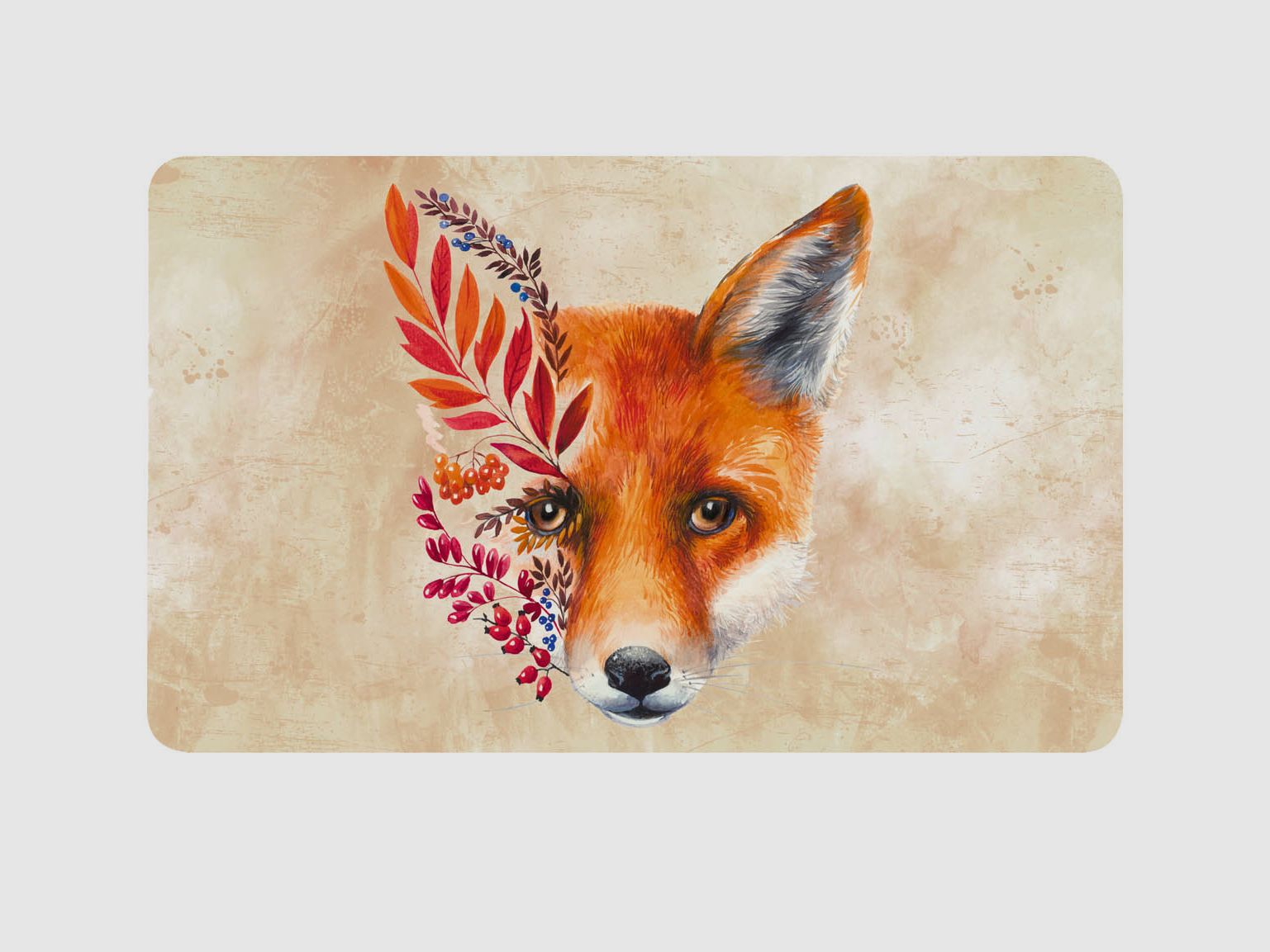 Fritzmann Frühstücksbrettchen Fuchs