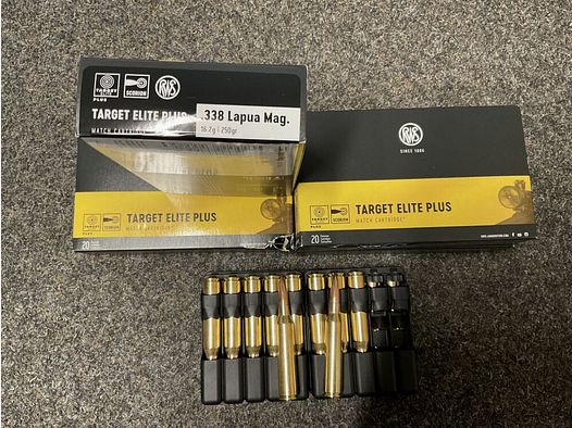 RWS Target Elite Plus 338 Lapua Magnum 250gr