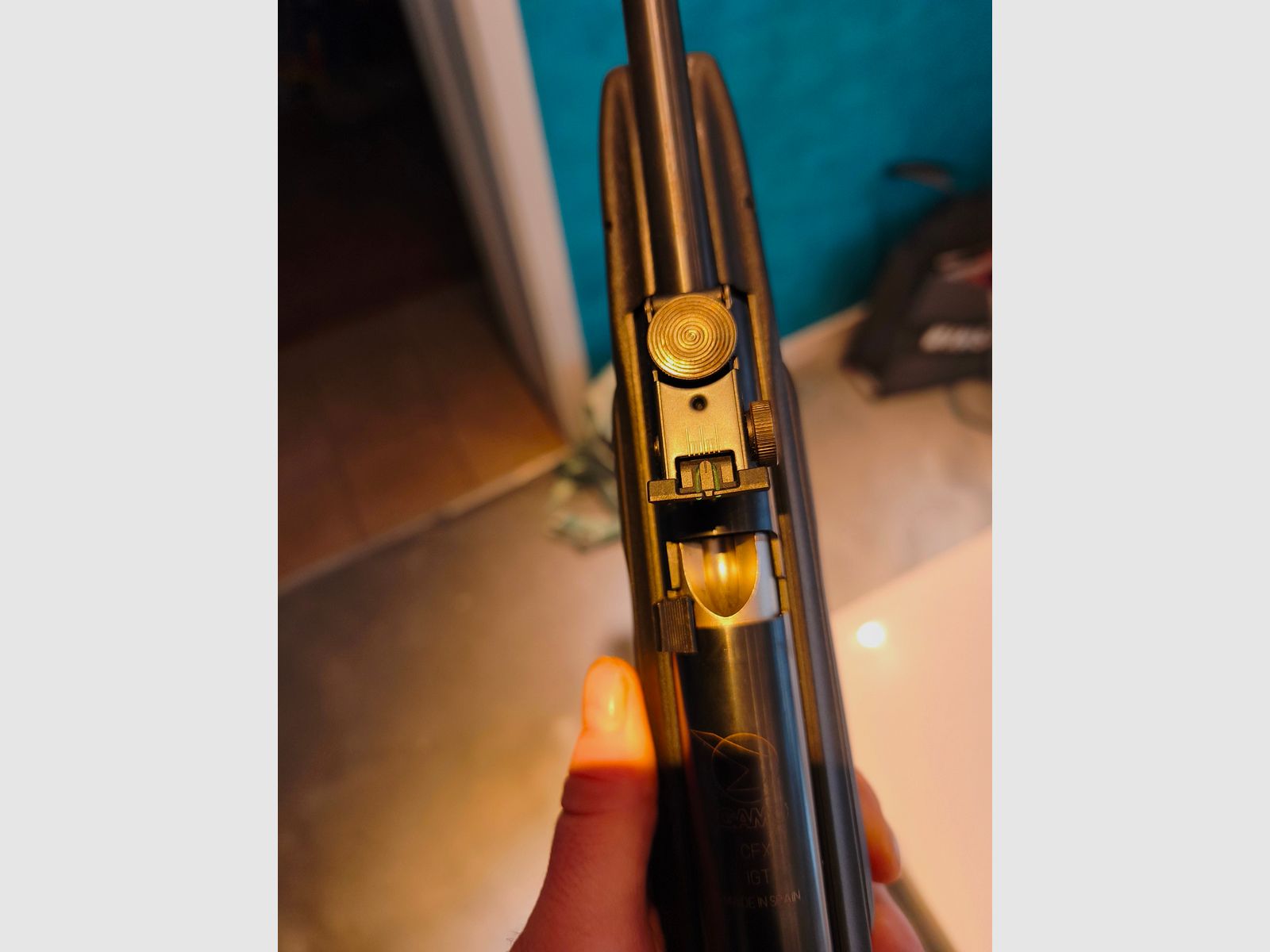 Carabina de aire comprimido calibre 5,5