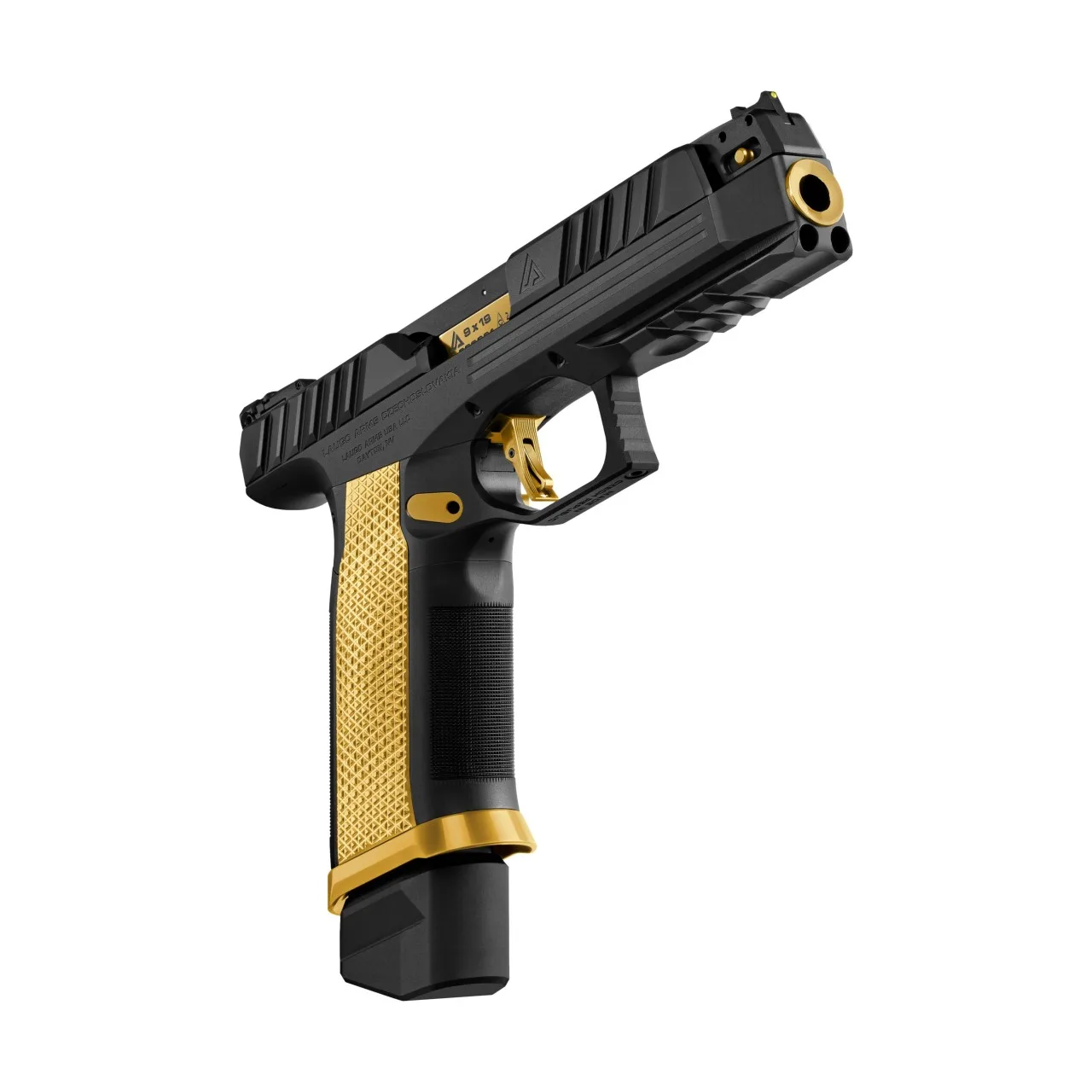 Laugo Arms – Pistole / Alien Creator Full Kit Black Gold / 9mm, Bild 3 von 8