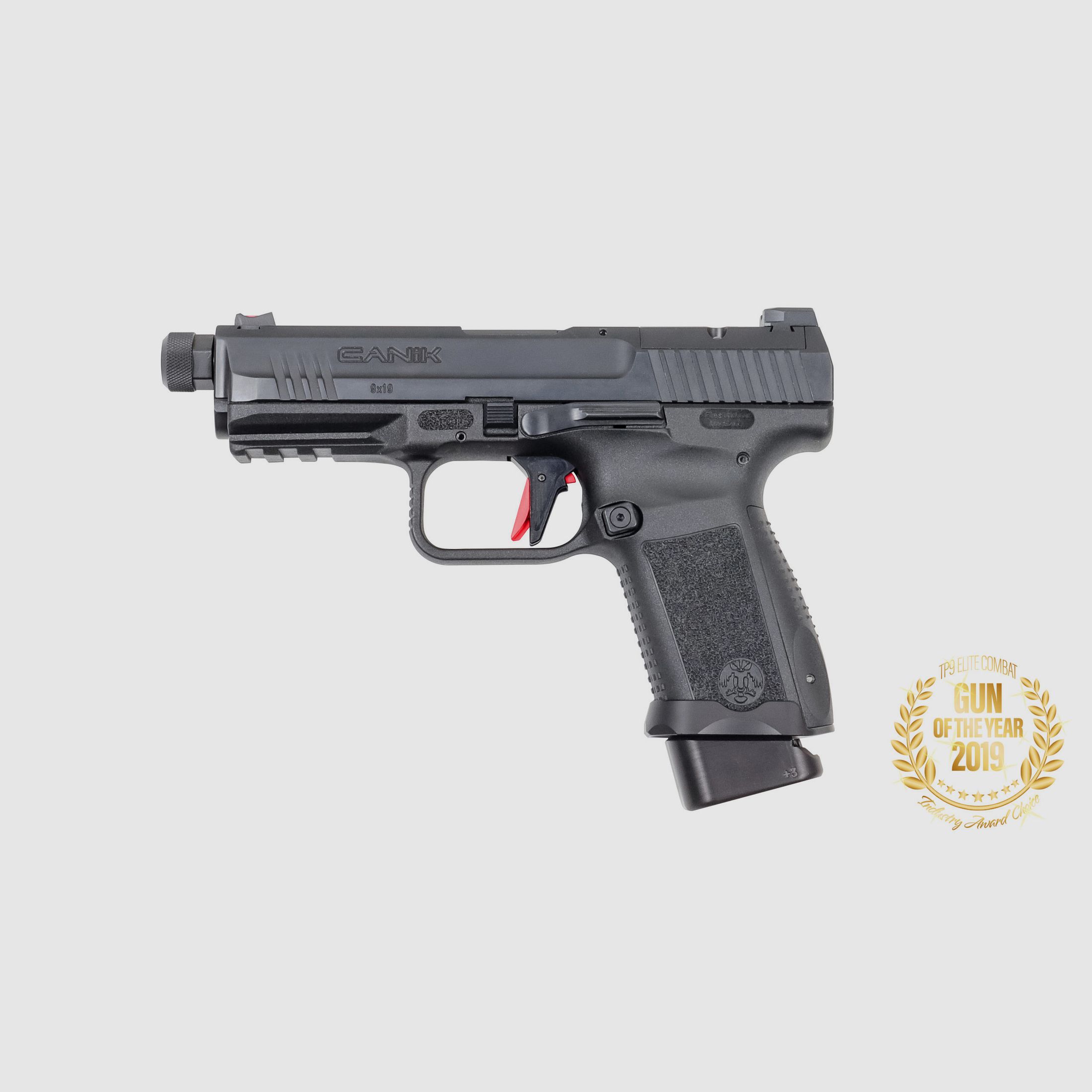 PISTOLET Canik TP-9 ELITE COMBAT NOIR Fileté 9X19, image 2 sur 7
