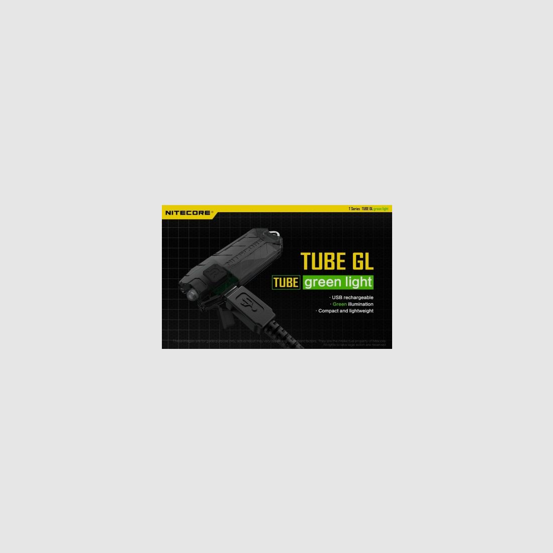 Nitecore TUBE-GL zaklamp (groen licht), afbeelding 5 van 13