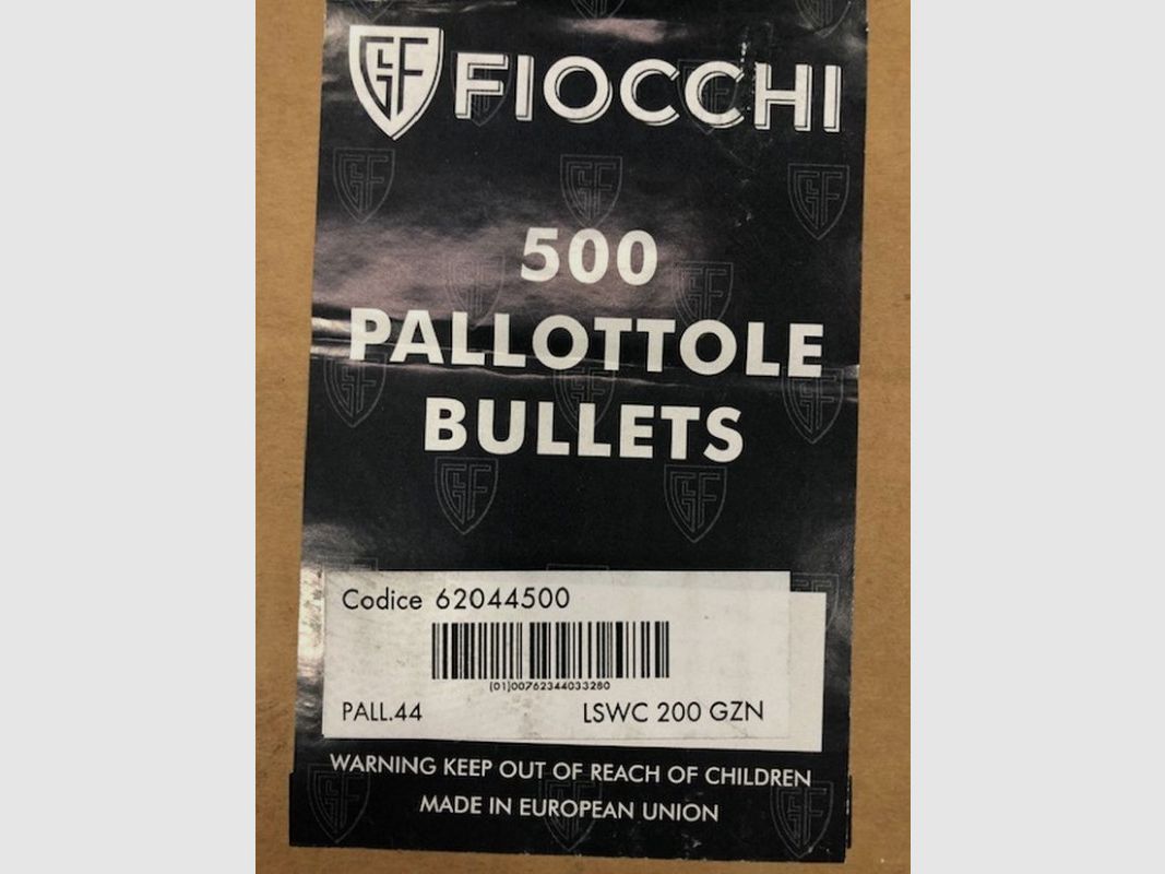 PALLE FIOCCHI LSWC 44 MAG 200 GR, immagine 2 di 4