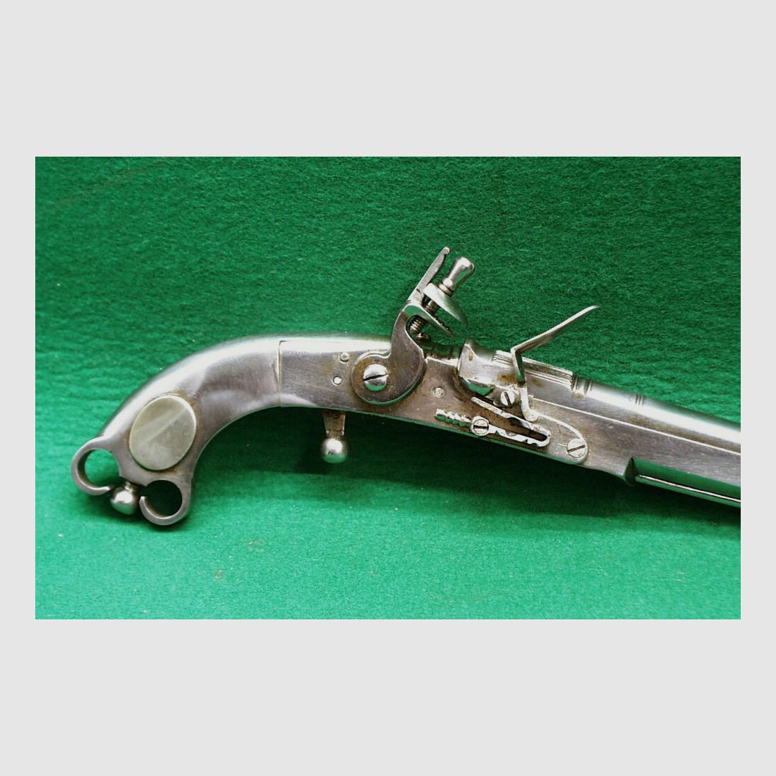 Décoratif - Pistolet à silex écossais tout en métal - Pistolet