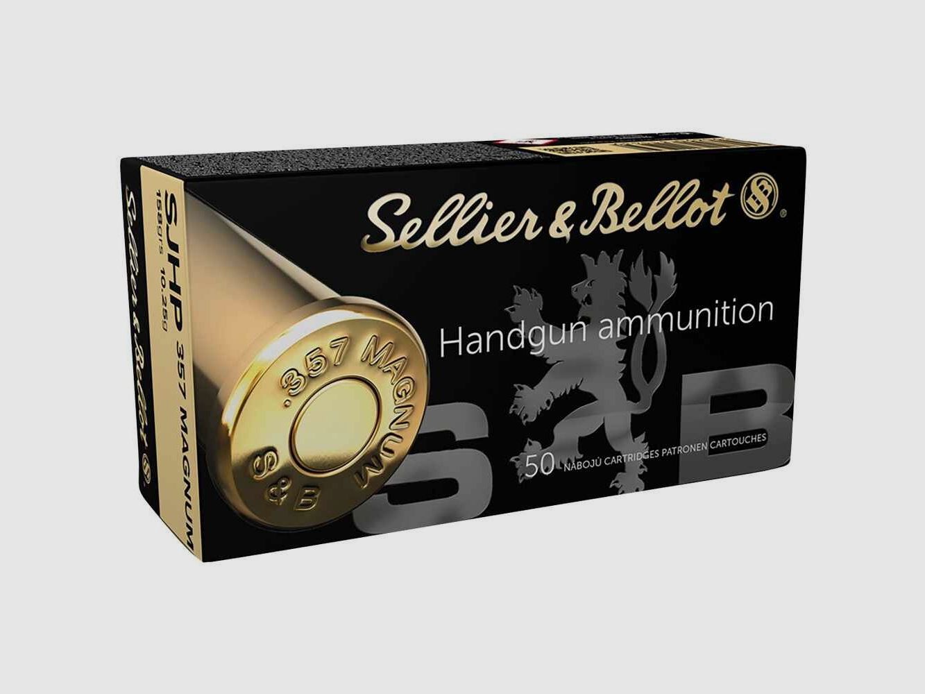 .357 Mag. Teilmantel HP 10,2g/158grs. Sellier & Bellot