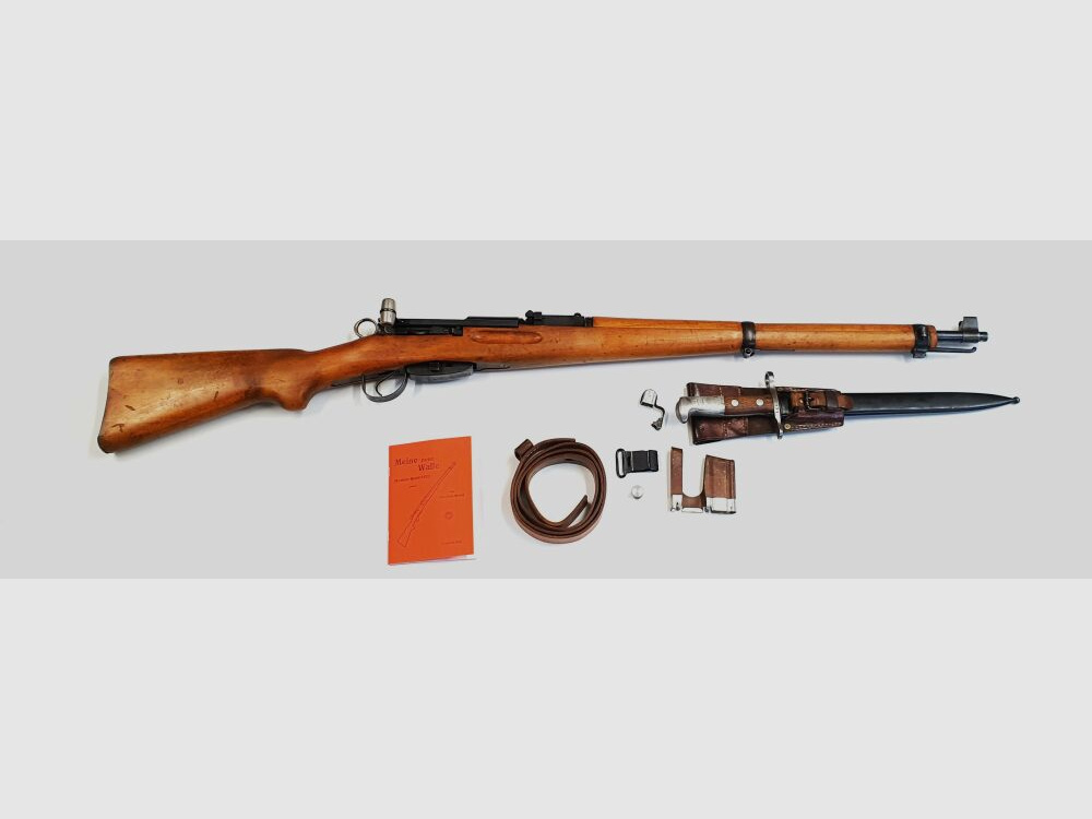 Bern Weapons Factory K31 caliber 7.5x55 Swiss complete matching numbers + bayonet