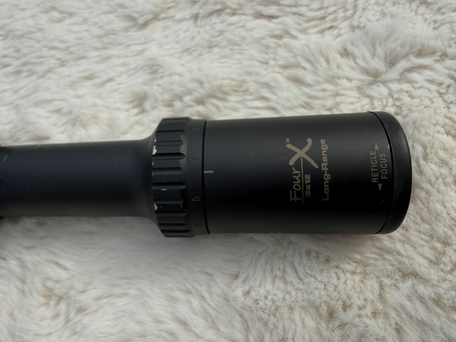 Burris FourX 3-12x56 Long Range – verlicht kruis 4A – ballistieke toren – 30 mm, afbeelding 1 van 6