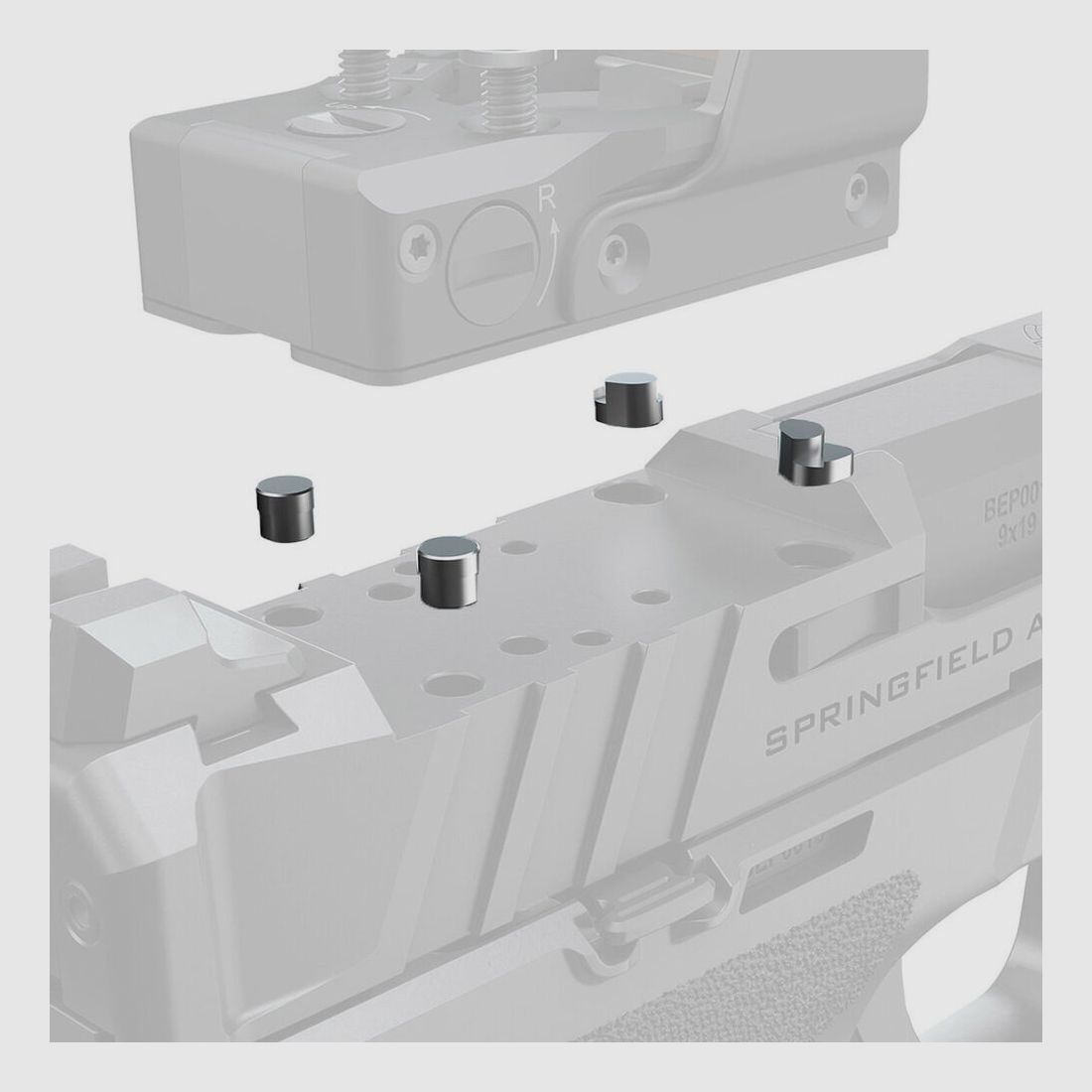 Springfield Armory set di perni per montaggio ottica HS Echelon, immagine 1 di 5