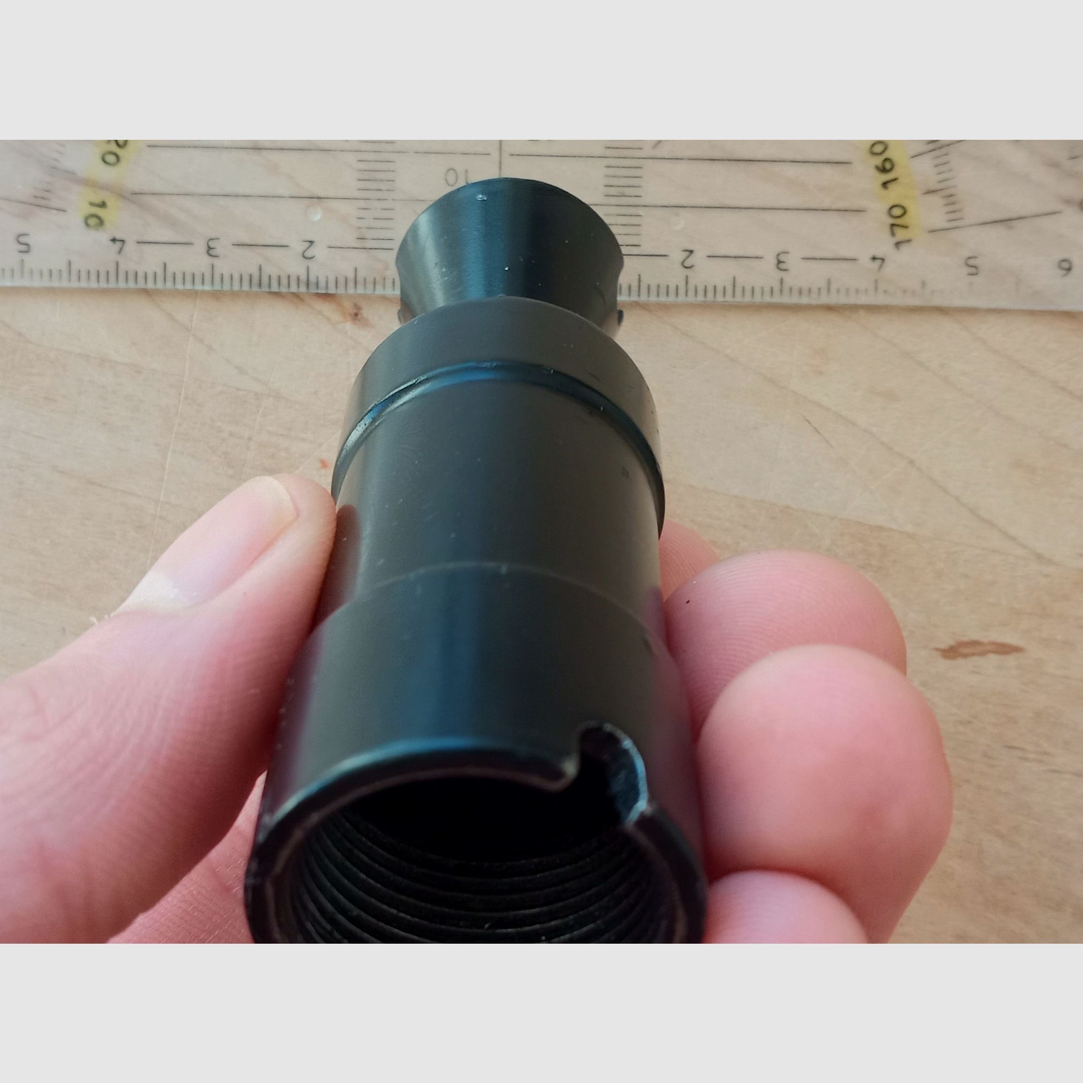 AKS-74u acciaio finto freno di bocca / booster di bocca // Krinkov amplificatore di rinculo freno di bocca 24x1,5 mm filettatura metrico RH / Yunker