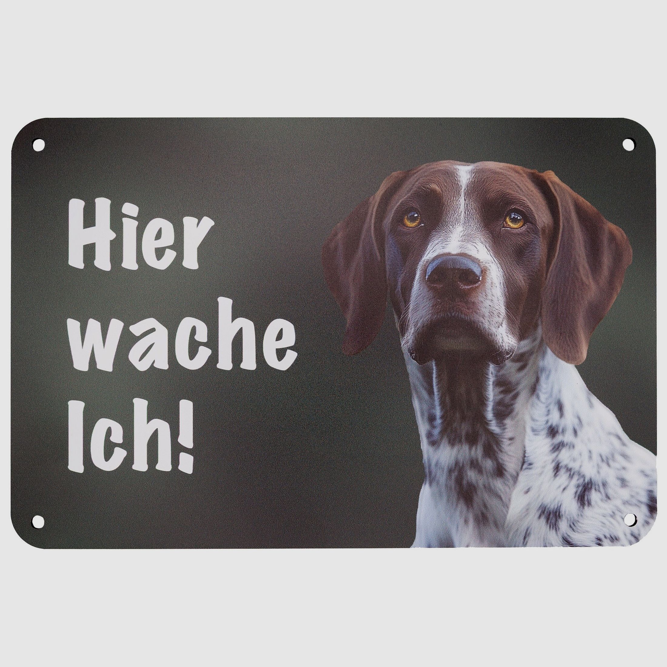 Wilde Hilde Original Schild Hier wache Ich