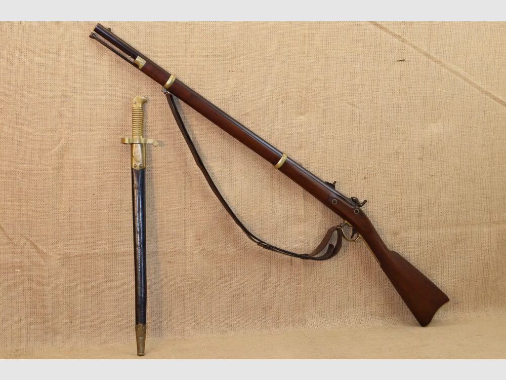 Original - Remington (Zouave Rifle) Perkussions-Büchse, Mod. 1863 .58(BlackPowder)