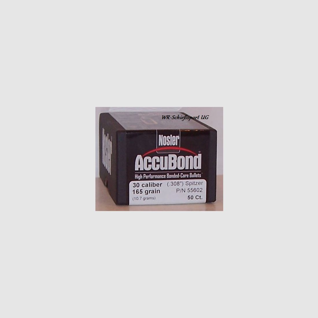 50St. NOSLER Geschosse .30(.308Dia.) - 165 - ACCUBOND - #55602