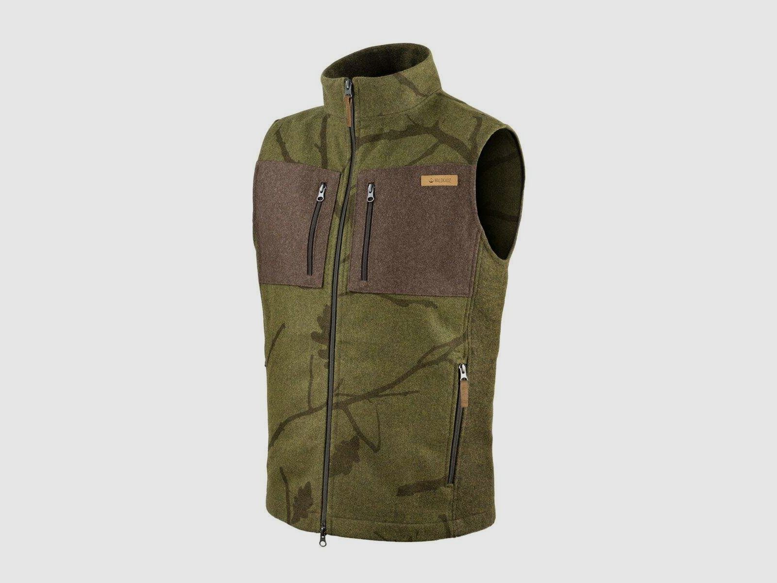 WALDKAUZ gilet da uomo in loden "Tarnkauz" XXL (56)