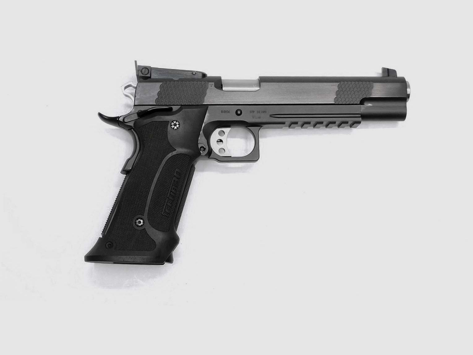 CLUB 30 Pistole Mod. Reptile -6' PVD-Black .45Auto m.Pica-Schiene, Bild 2 von 2